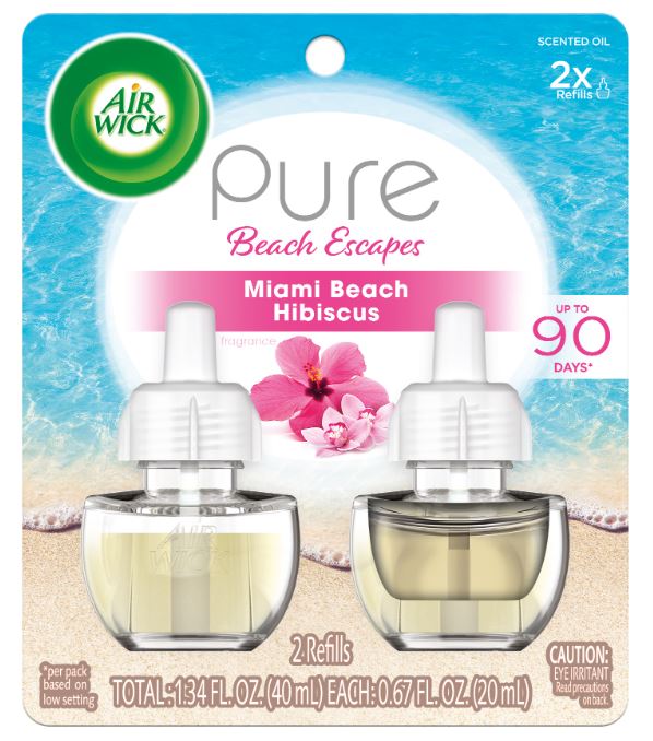 AIR WICK Scented Oil  Miami Beach Hibiscus Discontinued